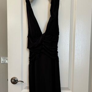 Miss Avenue Black Ruched Sheath Dress